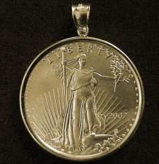Popular 1oz. American Eagle Coin Pendant!