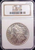 [Certified Pre 1904 U.S. Silver Dollar]