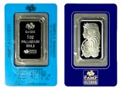 [1 oz. Palladium Bar in Cert. Pack (Swiss)]
