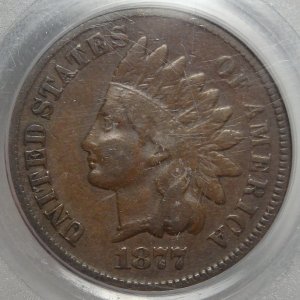Scarce 1877 Indian Cent (PCGS)