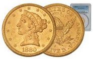 [Certified Liberty Gold<p>Pre 1933 AU/CU]