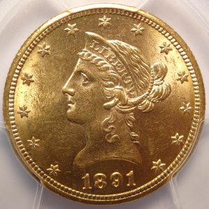 Original Uncirculated 1891-CC only $3,250.00